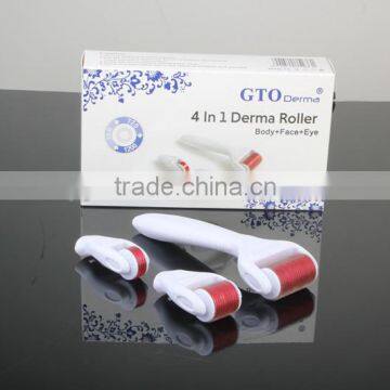 Needle Skin Roller CE FDA ROHS Certification Derma Rolling 0.3mm System Type 4 In 1 Derma Roller Microneedle Face Roller System photo-5