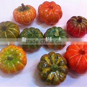 Decorative fake vegetables mini artificial pumpkins for home decoration/Yiwu sanqi craft factory