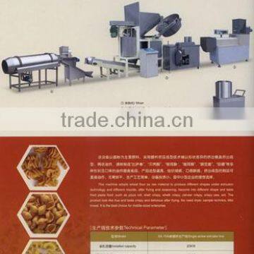 fried extruded snack processing line