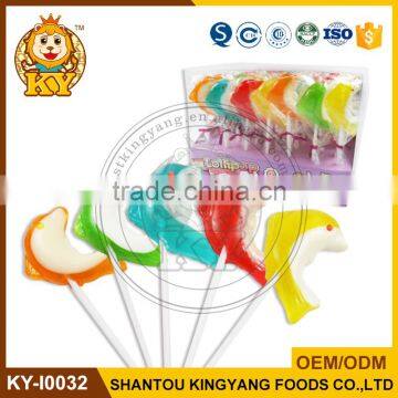 Fruity Dolphin Confectionery Hard Candy Lollipop
