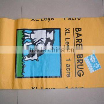 factory offer custom logo colorful picture gravure printing reusable recycled pp woven bopp lamination bag for rice,sugar