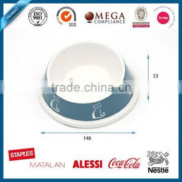 High Quality EU Standard Special Design Slope Cat Bowl, Pet Bowl With Custom Printing