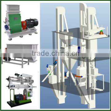 Pretty competitive price 1-2t/h animal feed processing plant/3-5t.h animal feed plant/5-7t.h production line animal feed price