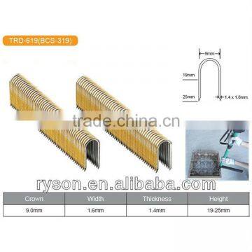 Galvanized materials wire holding fasteners nails