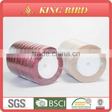 Custom Decorative Polyester Color Satin Ribbon