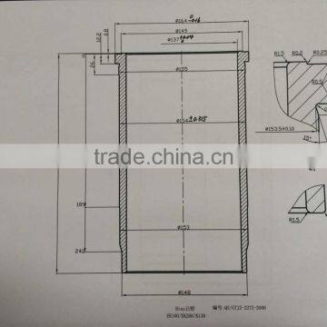 Diesel Engine Parts HINO EK100 Casting Cylinder Sleeves 11467-1920 photo-2
