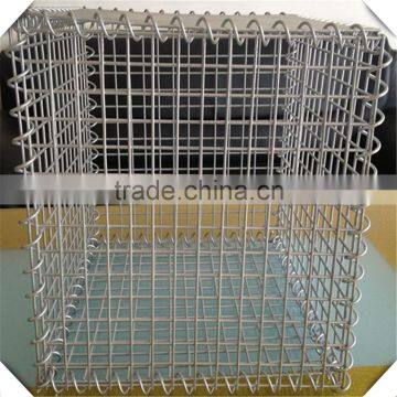 75*75mm 100*100mm mesh size galvanized stone gabion box