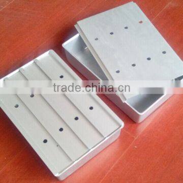 aluminum rectangle Pan for seafood fast chilled processing