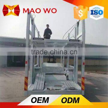 2 Axle Vehicle Car Transport Semi Truck Trailer for Sale photo-4