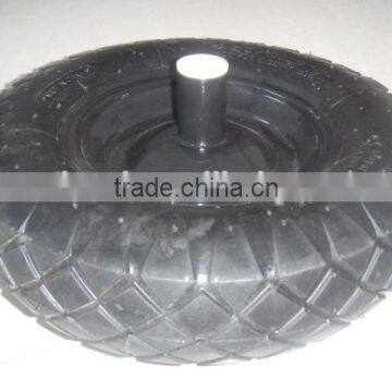 Solid Rubber pu Foam Tyre Wheel for Hand Trolley photo-3