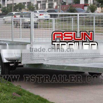 Hot Selling Weled Tandem Cage Trailer 10x6/12x6