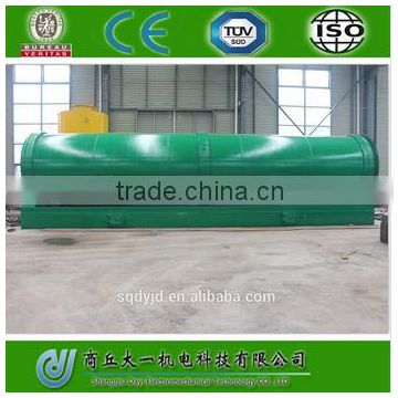 DAYI Hot Selling Built-in Spiral Structure Used Tyre Recycling Pyrolysis Plant To Furnace Oil