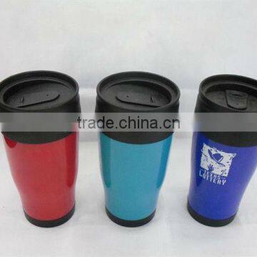 popular double wall plastic tumbler, double wall tea tumbler, double wall insert plastic tumbler