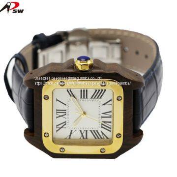 Customized Men Brand Your Own Watches Wood Watch With Stainless Steel photo-4