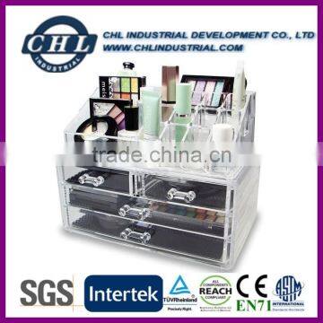 Acrylic Cosmetic Storage Display Boxes, Wholesales Cosmetic Organizer With Drawers,hot Sales Acrylic Makeup Organizer photo-3