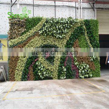 SJLJ013626 wall decoration artificial vertical green grass wall