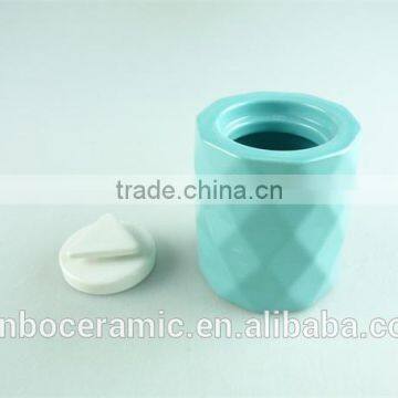 Stock Cheap Round Porcelain Perfume Bottle, Different Color Can be Mixed for Wholesale, photo-3