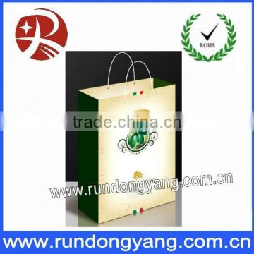 mini paper bag with handle for shopping with top quality