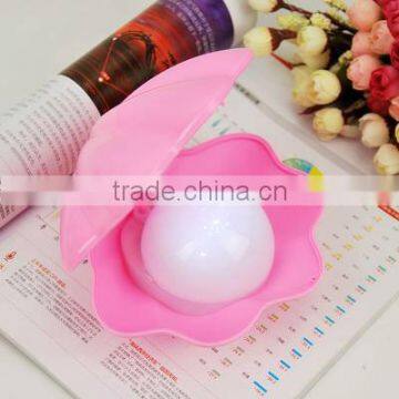 Supply creative fashion Colorful pearl shell USB charging Night light