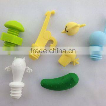 FDA/LFGB Food-Safe Lily Wine Bottle Stopper and Wine Pourer