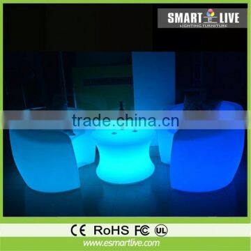 temperature controlled chair color change for outdoor furniture table