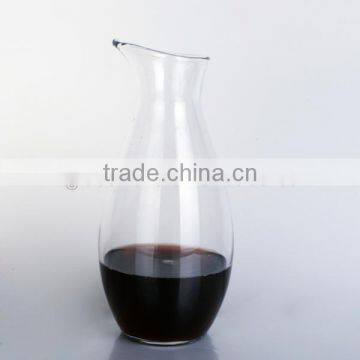 Tall Glass Pitcher With Bamboo Coat photo-2