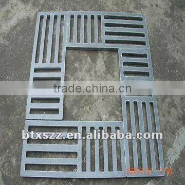 rectangle cast iron tree grating for tree protection