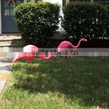 Promotion Handmade Decorative Polyresin Garden Flamingo Statue photo-2