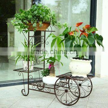 2016 Custom Rural Style Wrought Iron Flower Pot Stand photo-3
