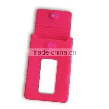 Popular assorted colors silicone credit card holder,business card holder