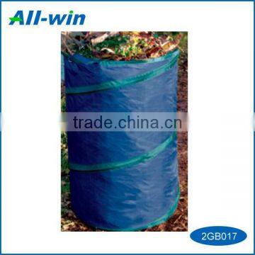 blue PE high quality garden hot item garden supplies leave spring bag blue Barrel