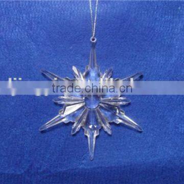 Acrylic Different Style Clear Snowflake for Christmas Snowflake photo-2