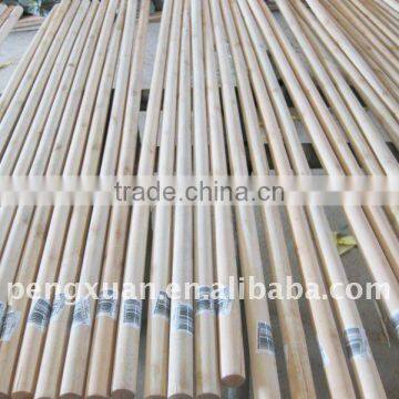 Three hands polished 180cm length tapered-ends wood dowel rods