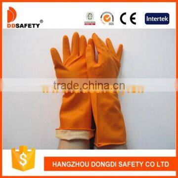 DDSAFETY Cheap Wholesale Orange Latex Glove Luvas