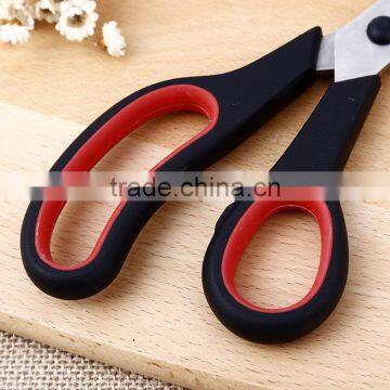 Factory Wholesale High Quality Stainless Steel Blade Rubber and Plastic Office Scissors photo-4