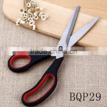 Factory Wholesale High Quality Stainless Steel Blade Rubber and Plastic Office Scissors photo-6