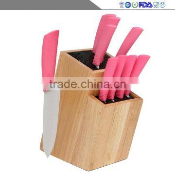 2015 New Products Promotion 8 Piece Wood Multi-functioned ABS Handle Ceramic Knife photo-3