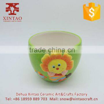 Sunflower Shape Ceramic Sealed Cookie Jar photo-3