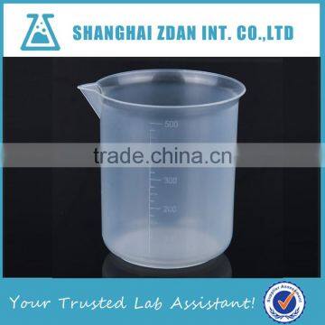 Heavy Duty Low Form Beaker Graduated,Plastic Beaker PP,Plastic Measuring Cups