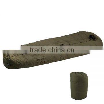 Outdoor 1500g duck down sleeping bag military