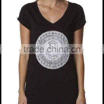 Custom Fabric Female Tshirt