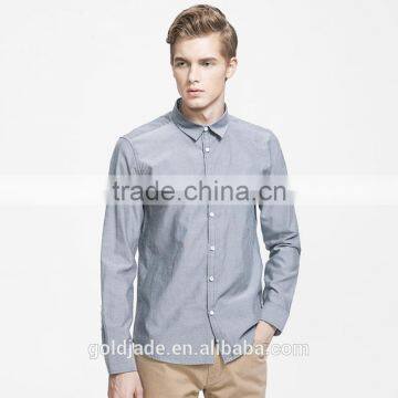 cotton long sleeve plain t-shirt for men shirts 2016