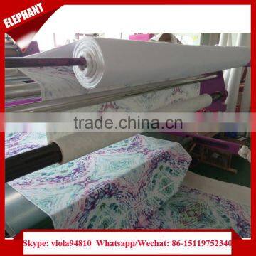 Bed sheet curtain printing roll heat press machine