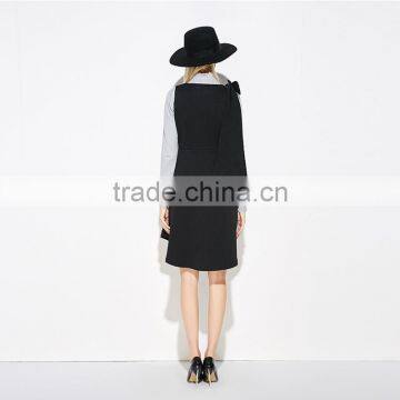 Ladies Dress Women Casual Dresses With Removable Butterfly Tie Pictures Fashion Dress photo-4