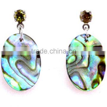 Unique Flower Abalone Shell Earrings New Zealand Paua Shell Earrings Natural Paua Shell Earrings Wholesale photo-6