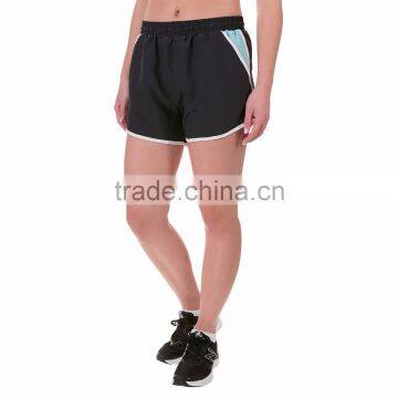 MGOO Hot Sale 100% Polyester Women Crossfit Shorts Transparent White Binding Dri Fit Shorts photo-2