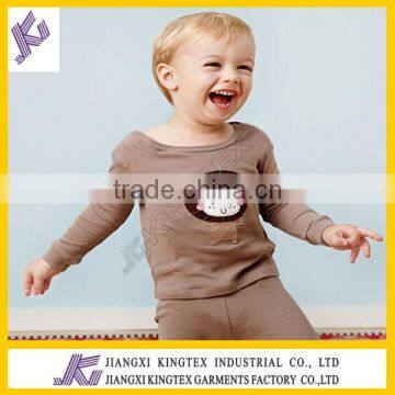 2014 New style casual hooded sweater,long sleeve fleece cotton children,Baby set sleeping wear