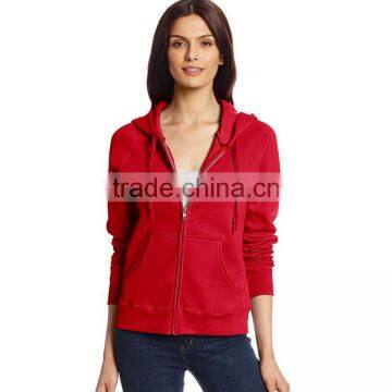 Custom Design Zipper Sweater Shirt Wholesale Blank Women Zip Sports Hoodie photo-2