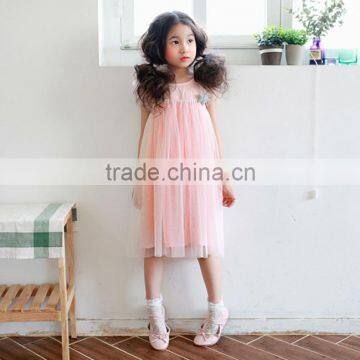 S33531W Teen Girl Ball Gown Sleeveless Summer Flower Girls Lace Wedding Dresses photo-5