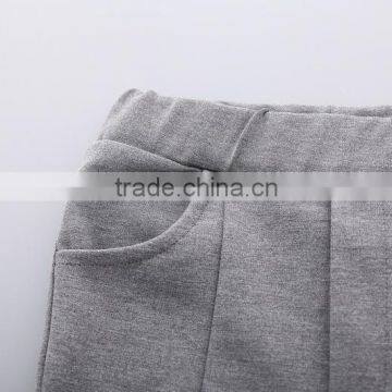 S33437W Baby Girls Flare Knitted Pants Bell Bottom Elastic Sport Pants photo-5